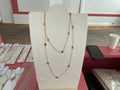 Collier doré sautoir