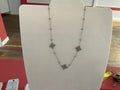 Collier argent trèfle étoile LV