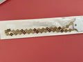 Parure paillette marron