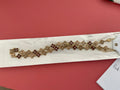 Collier paillette marron