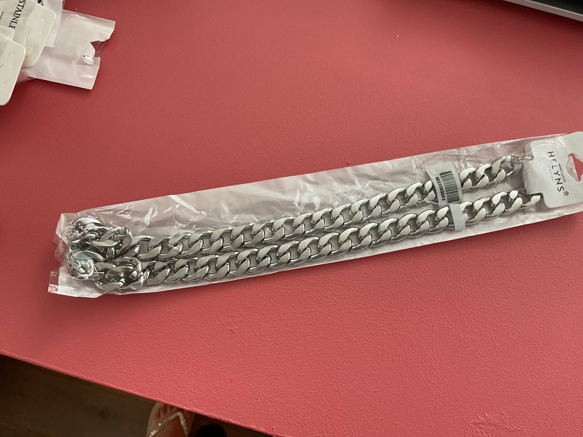 Collier homme argent maille épaisse