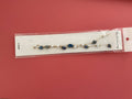 Collier petites perles bleu et blanche (parure)
