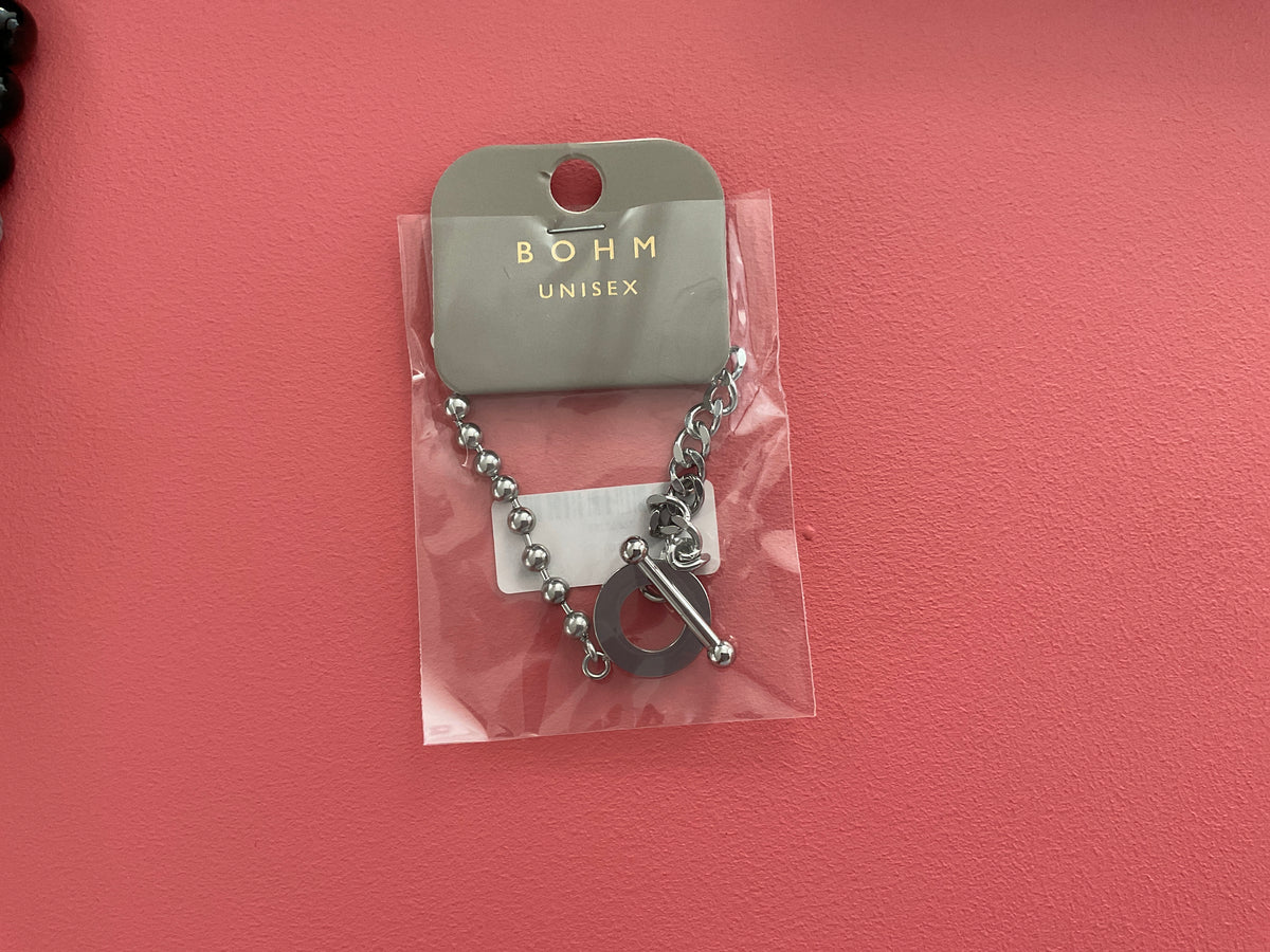 Bracelet homme argent chaînes différentes