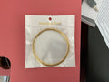 Bracelet jonc simple doré