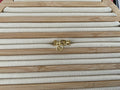 Bague doré breloque