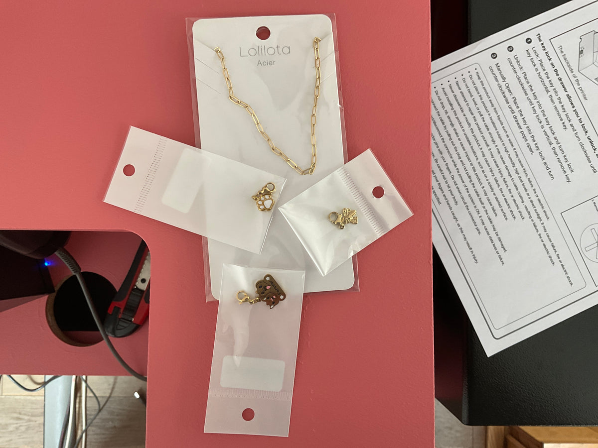 Offre collier 3 charms