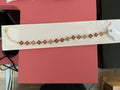 Bracelet paillette rouge (parure)