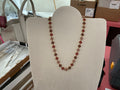 Collier paillette rouge
