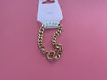 Bracelet homme or chaine fermoir pendentif