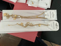 Parure charms doré